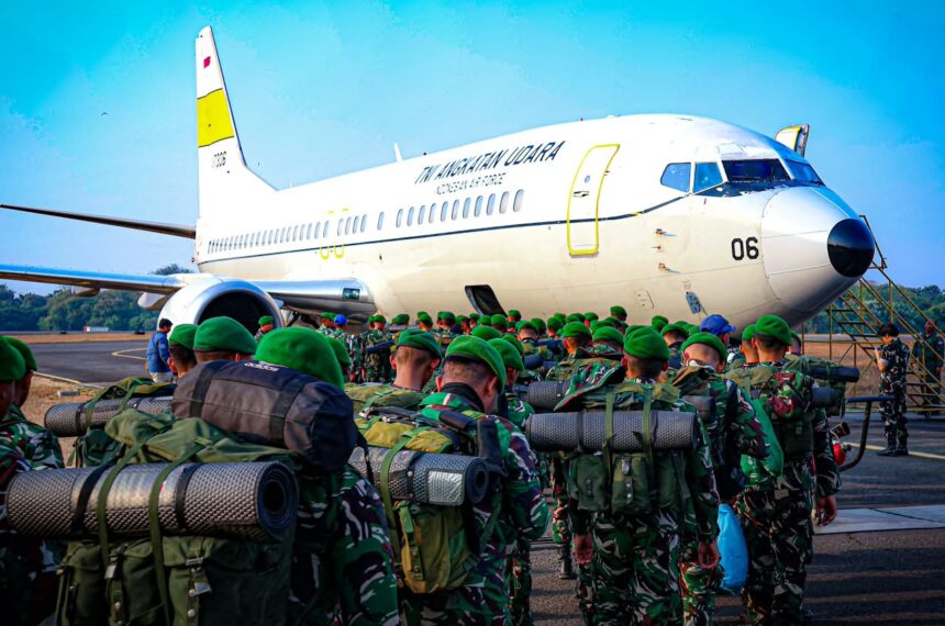 Lanud Halim Dukung Mobilisasi Yonif TP 839/SA Tangani Karhutla