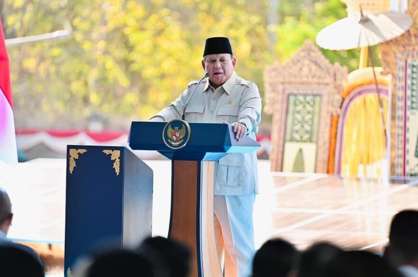 Maulid Nabi, Prabowo Dorong Umat Islam “Bekerja dan Berkarya”