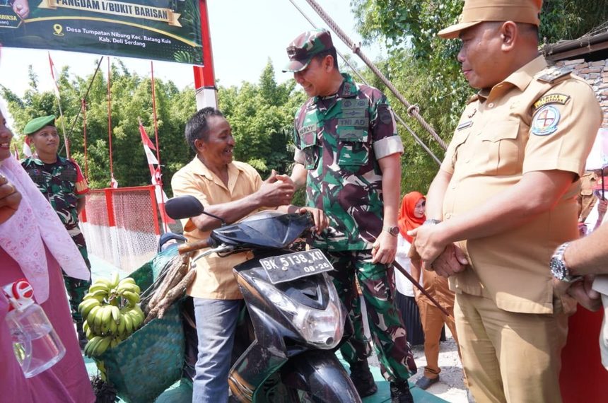 Pangdam I/BB Resmikan Jembatan Perintis Tumpatan Nibung