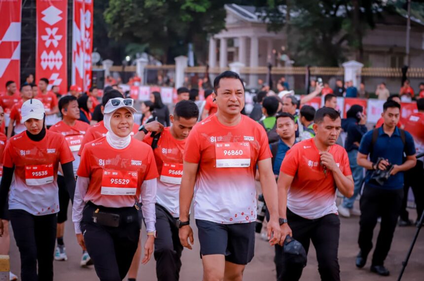 Merdeka Run 2026 Semarak, KASAU Ikuti Lari Bersama 12 Ribu Peserta