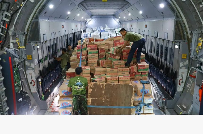TNI Kerahkan 8.126 Personel dan Salurkan 1.011,756 Ton Bantuan