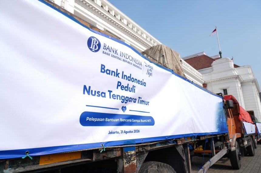 Bank Indonesia Salurkan 32,5 Ton Bantuan untuk Korban Gempa NTT