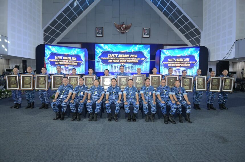 Safety Award TNI AU 2026 Diraih Lanud Abdulrachman Saleh