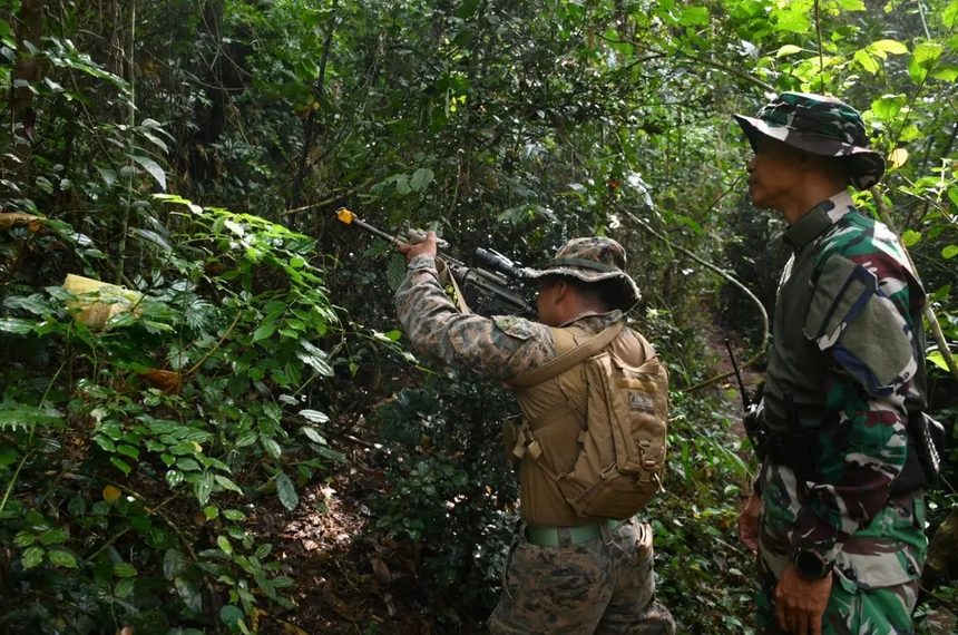 Latgabma SGS 2026 Gelar Latihan Sniper dan Jungle Survival
