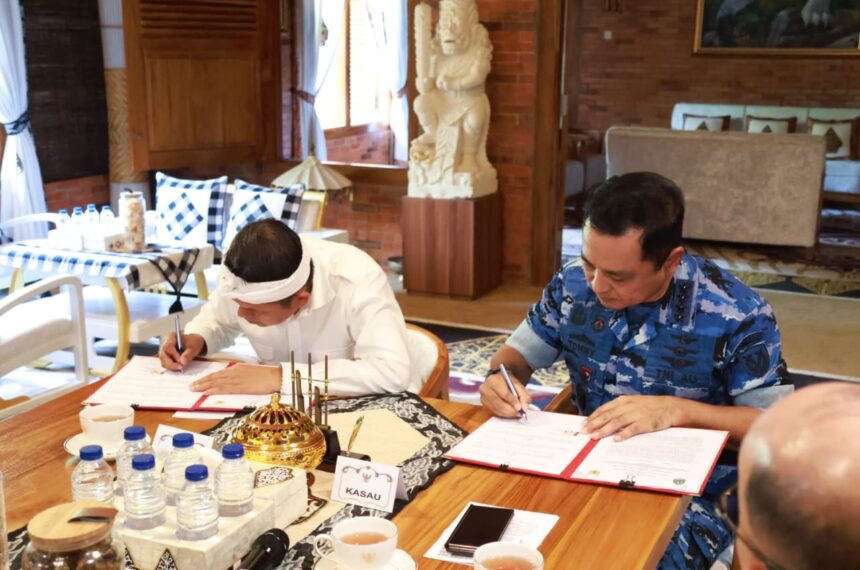 TNI AU-Pemprov Jawa Barat Tandatangani Kerja Sama Pembangunan