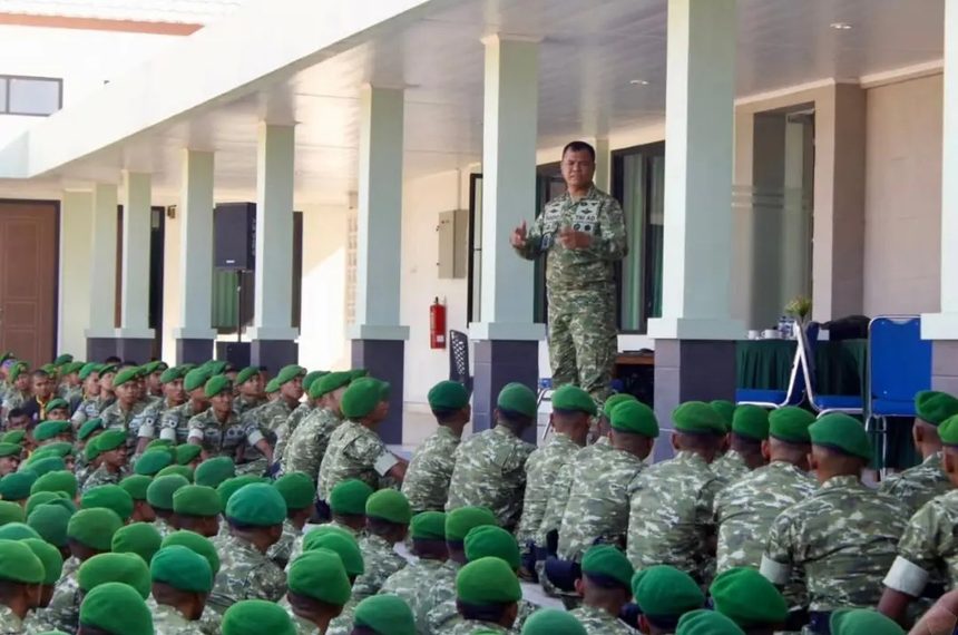 Wapang TNI Tinjau Kesiapan Yonif TP 835 dan KDMP NTB