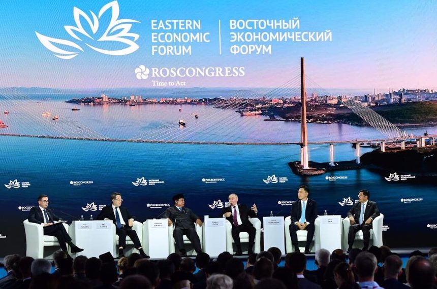 Di Vladivostok, Prabowo Tegaskan Politik Nonblok Indonesia