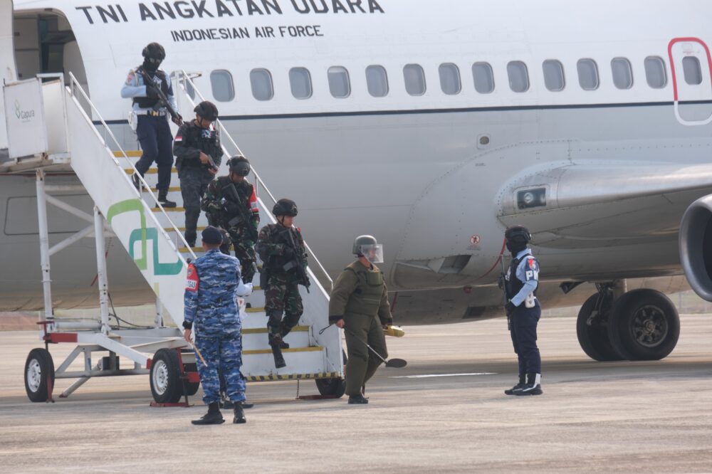 Koopsudnas Latihkan Penanganan Pasca Force Down, Tingkatkan Kesiapan Penegakan Hukum Udara