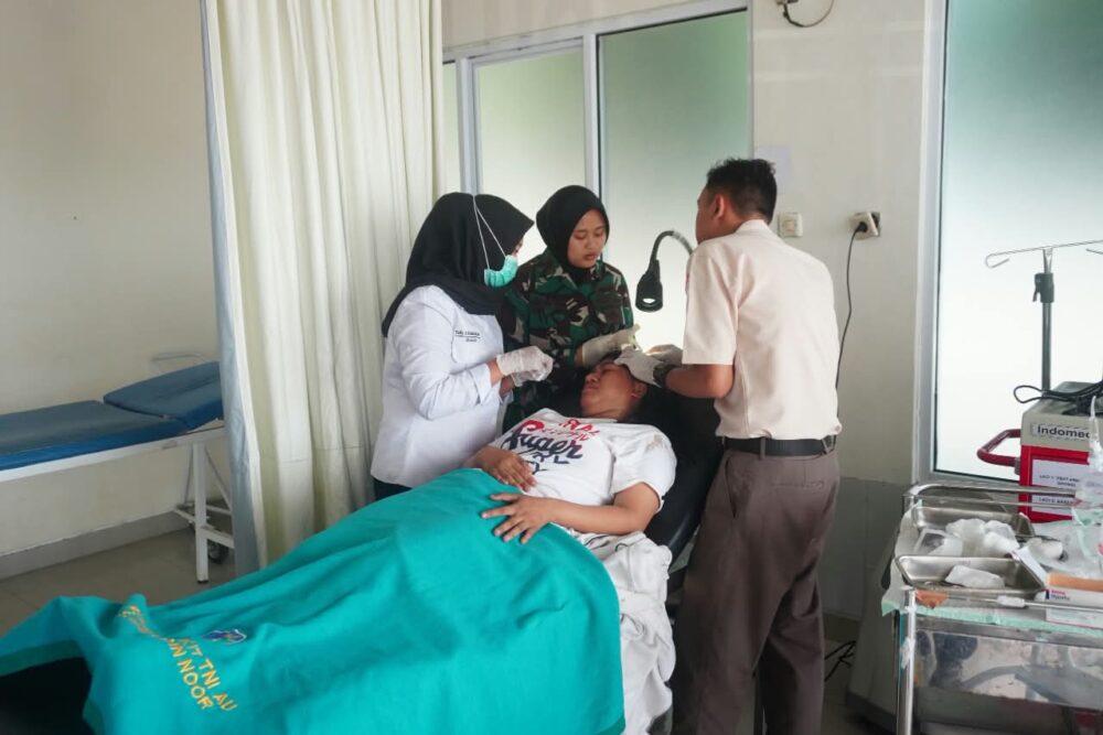 Dukung Operasi SAR Virgo Transport 8, Lanud Sjamsudin Noor Tangani Korban