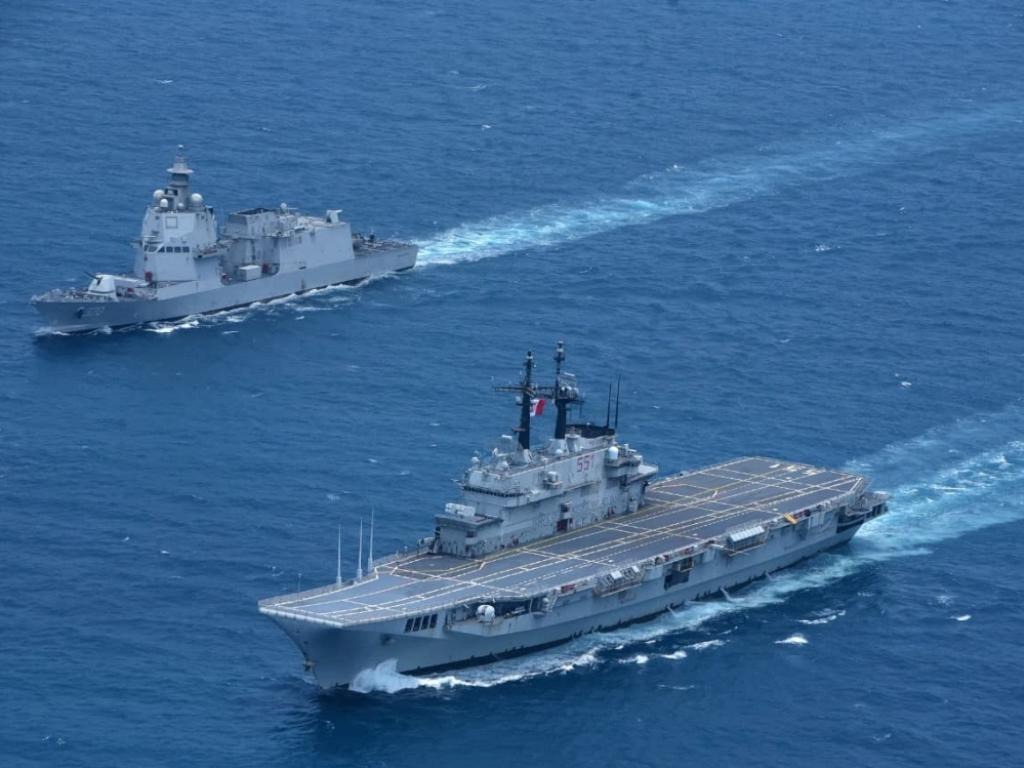 Kapal Induk ITS Giuseppe Garibaldi Tiba di Tanah Air, Menuju Jakarta