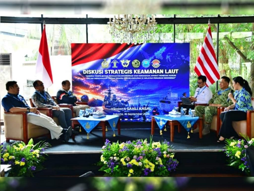 Diskusi Strategis Keamanan Laut 2026, TNI AL Bahas Sinergi Penanganan Penyelundupan