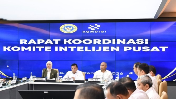 Kepala BIN, Menkomdigi, dan Kepala BSSN Konsolidasi Perkuat Pertahanan Digital