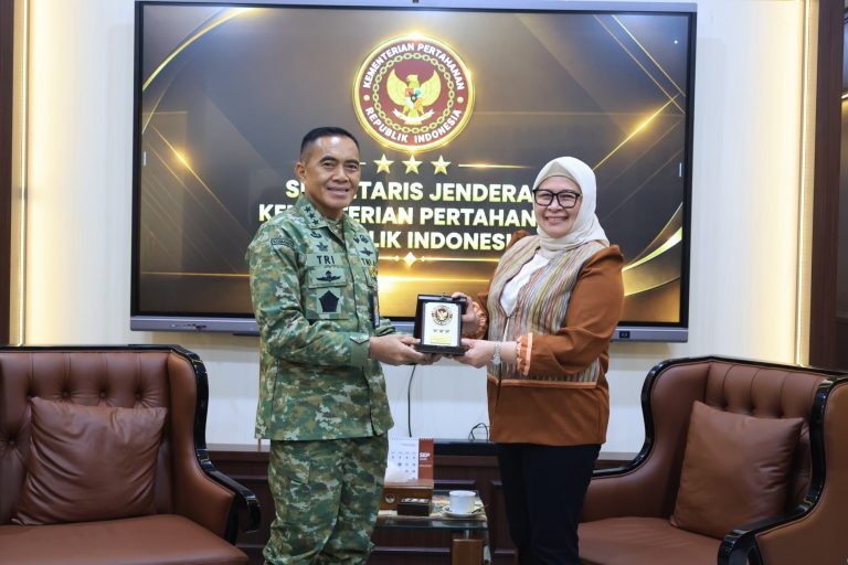 Sekjen Kemhan Terima Direksi Bank BTN, Bahas Pembiayaan Perumahan