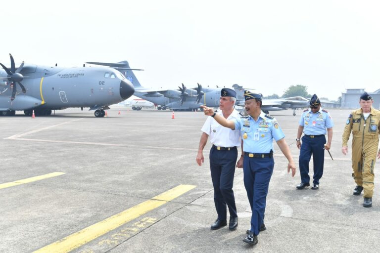 Wakasau Terima Deputi Kepala Staf AU Perancis, Bahas Kerja Sama Militer dan Ruang Angkasa