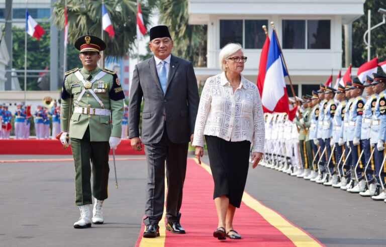 Menhan Terima Catherine Vautrin, “Dialog Pertahanan RI-Prancis Diperkuat”