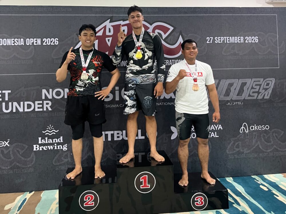 Perwira TNI AU Raih Medali Perunggu di ADCC Indonesia Open 2026