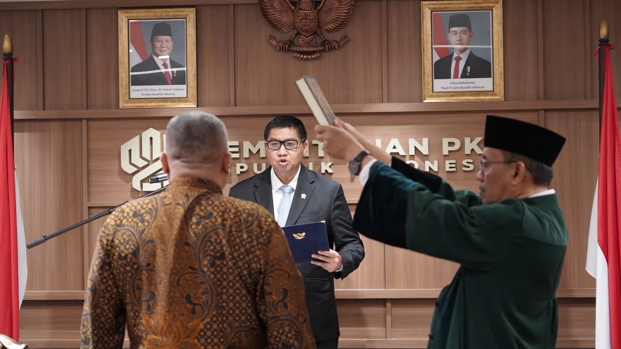 Heldi Yudiyatna Dilantik Jadi Kepala Biro Pengadaan Barang dan Jasa PKP