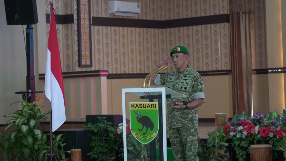 Korps Kenaikan Pangkat Kodam XVIII/Kasuari, ‘Pangdam Tekankan Keteladanan’