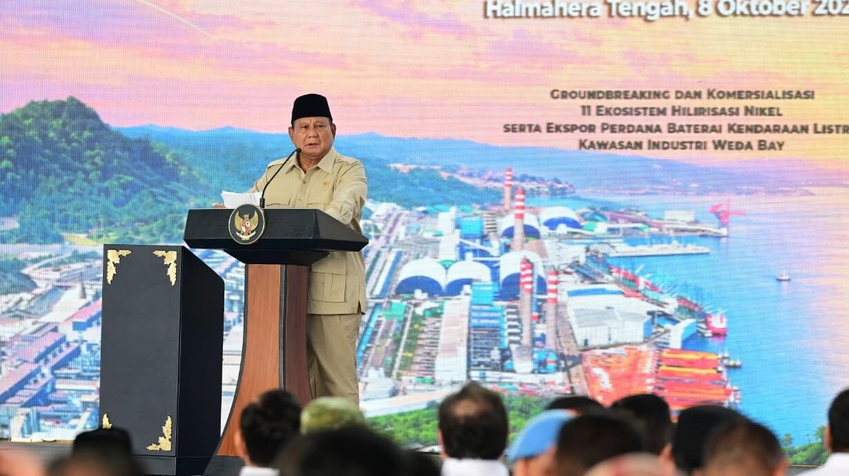Prabowo: “Ekspor Perdana Baterai Kendaraan Listrik Buktikan Hilirisasi”