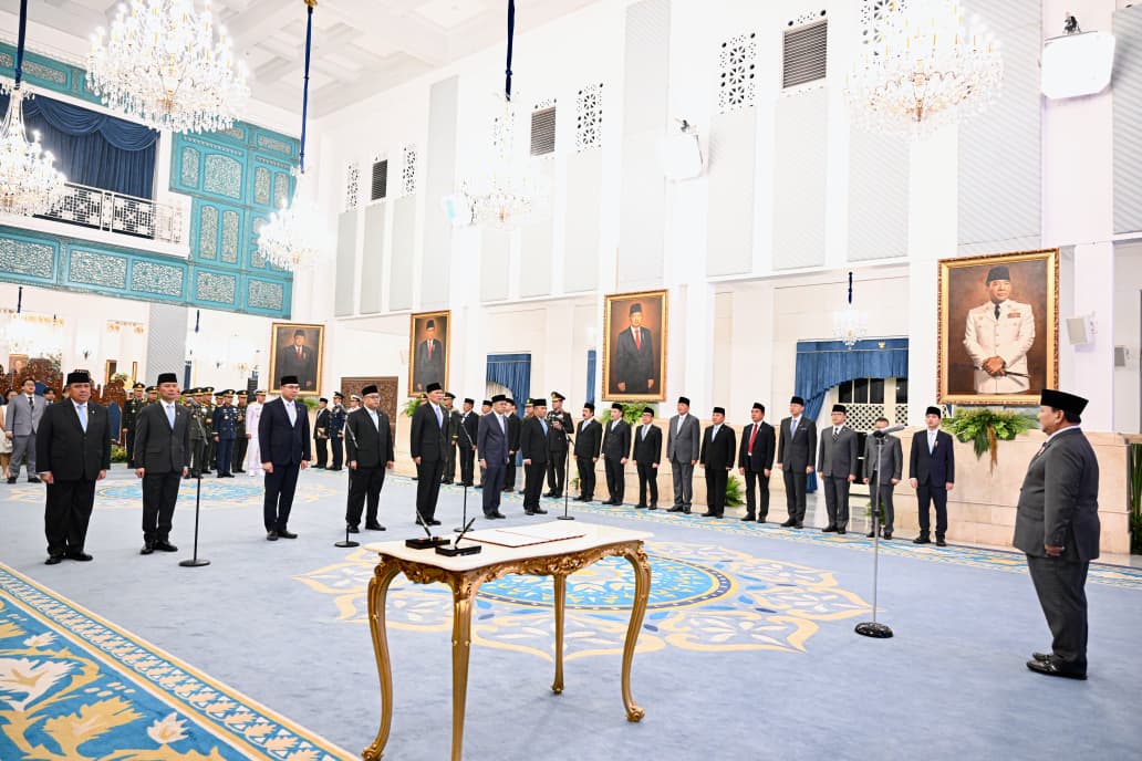 KASAU Tonny Harjono Hadiri Pelantikan Pejabat Strategis di Istana Negara