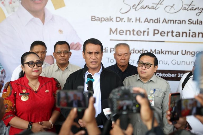 Mentan Amran Minta Kapolri Usut Mafia Pangan, Kerugian Beras Fortifikasi Capai Rp89 Triliun