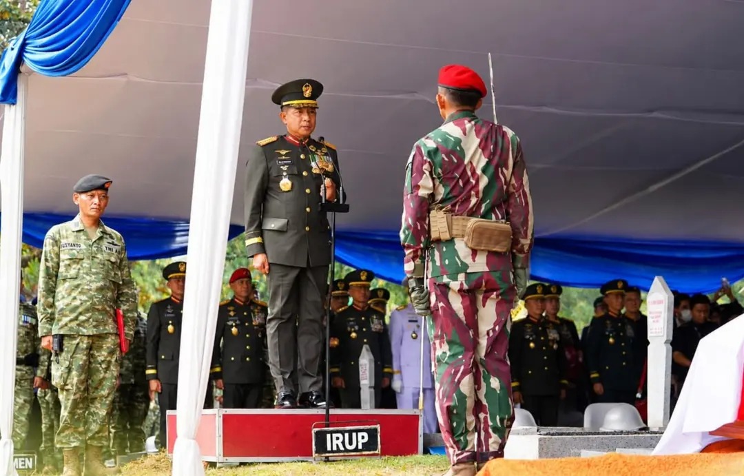 Panglima TNI Agus Subiyanto Pimpin Penghormatan Terakhir untuk Subagyo HS