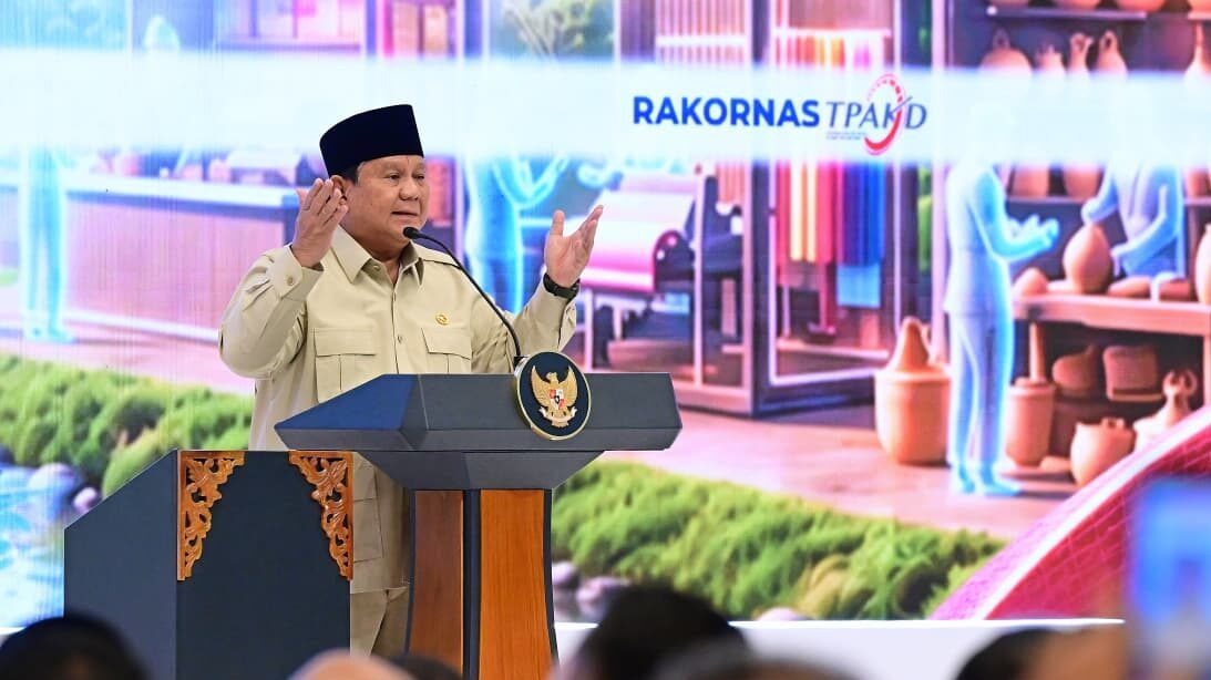 Prabowo Hadiri Rakornas TPAKD 2026, Akses Keuangan Tembus 93 Persen