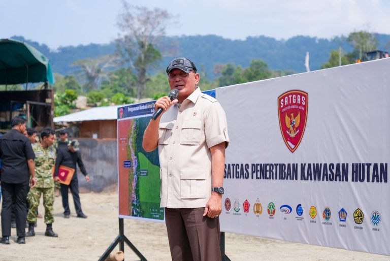 Menhan Sjafrie Pimpin Penertiban Tambang Ilegal 275,36 Hektare di Nabire