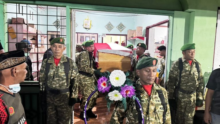 ‘Kodam XVIII/Kasuari Berduka’, Pratu Andi Syarif Bugis Meninggal Dunia