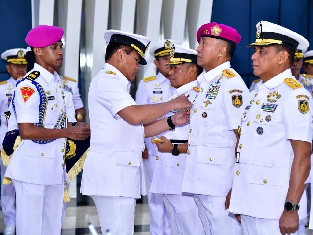 KASAL Pimpin Serah Terima Tiga Jabatan Strategis TNI AL