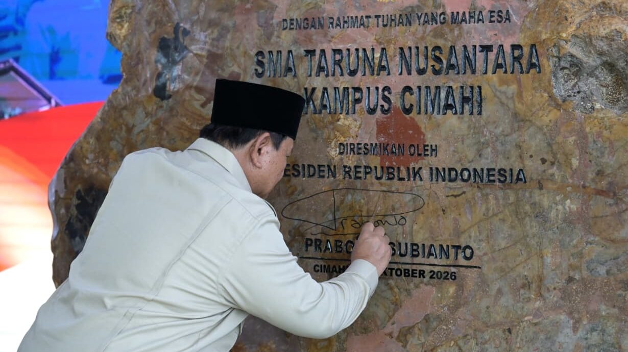 Prabowo Resmikan SMA Taruna Nusantara Kampus Cimahi, Ini Fasilitasnya
